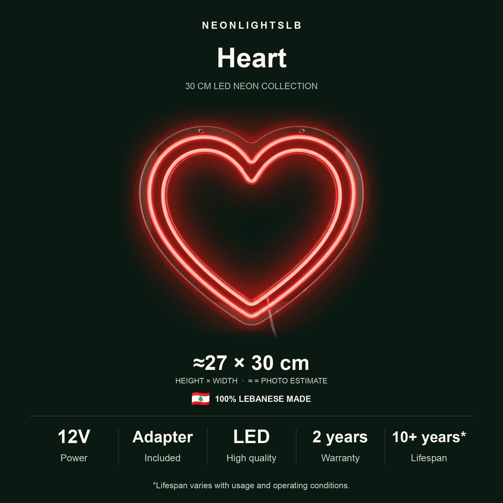 Heart Neon Sign