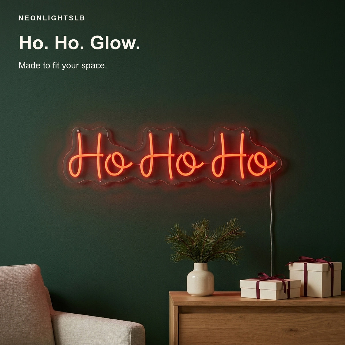 Ho Ho Ho Neon Sign