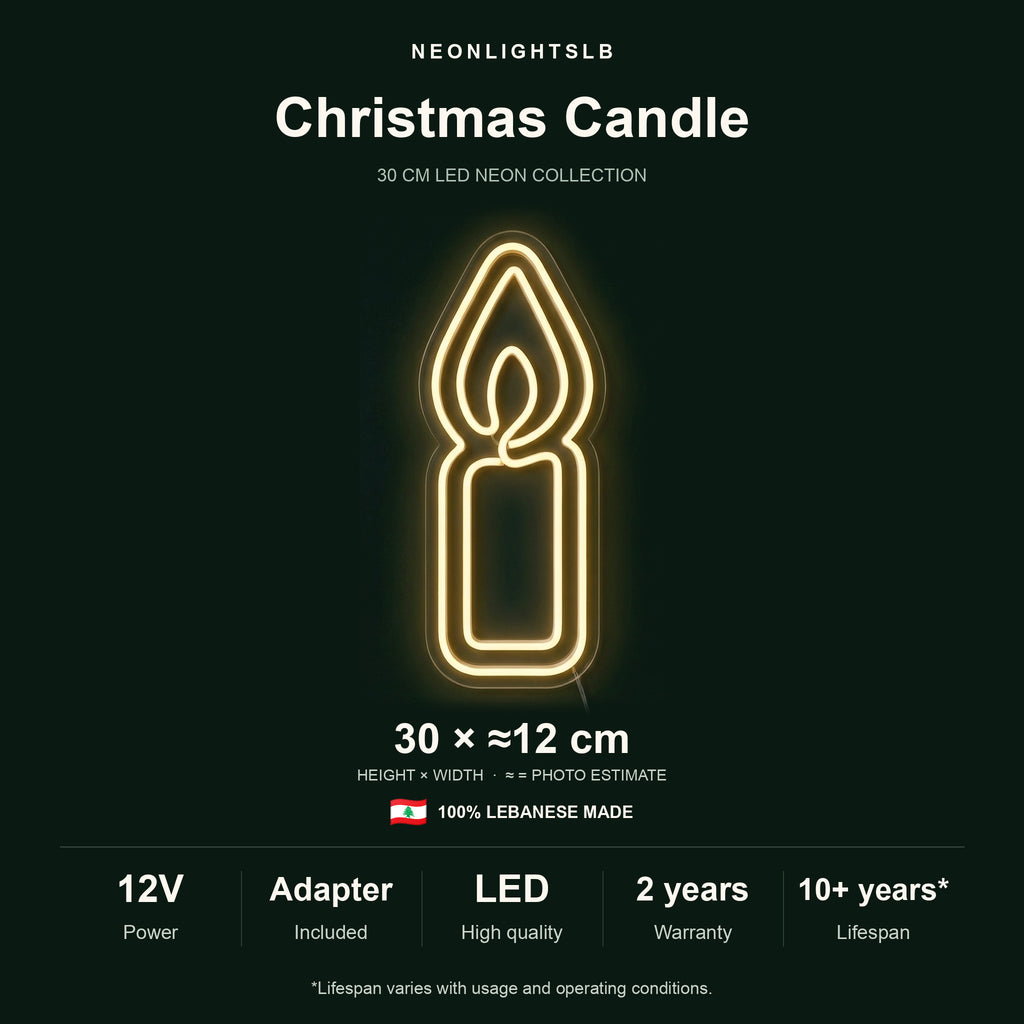 Candle Neon Sign