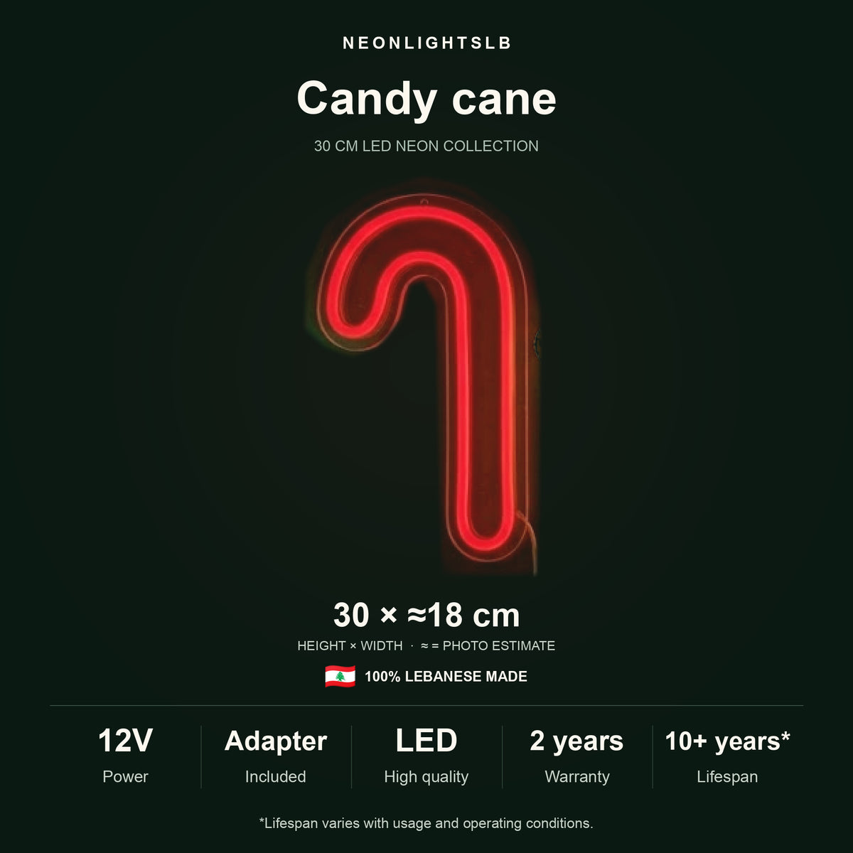 Christmas Candy Neon Sign