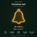 Christmas Bell Neon Sign