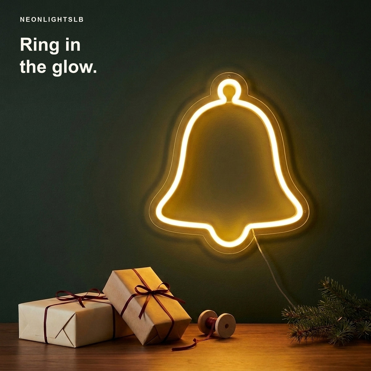 Christmas Bell Neon Sign