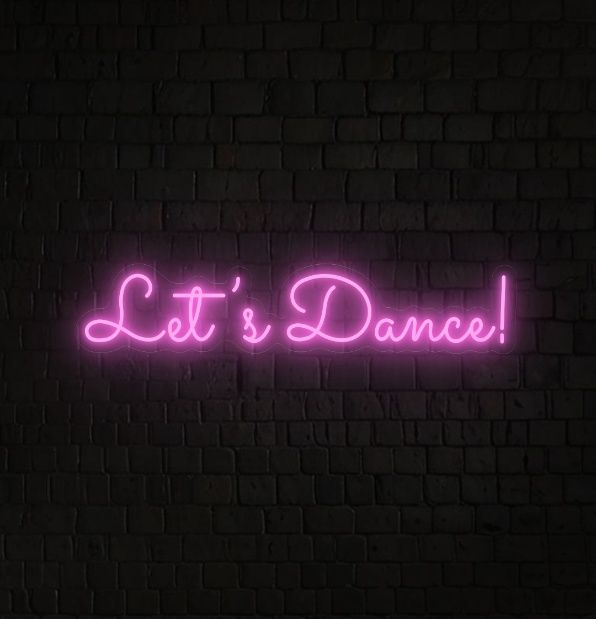 Let's Dance Neon Sign