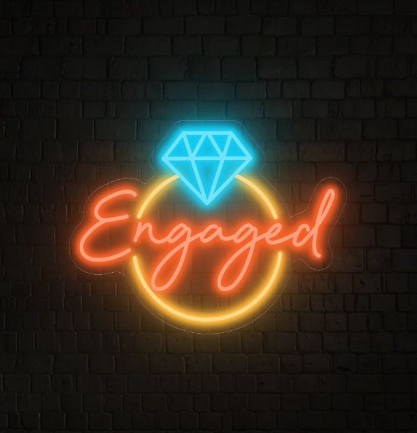 Engaged Neon Sign
