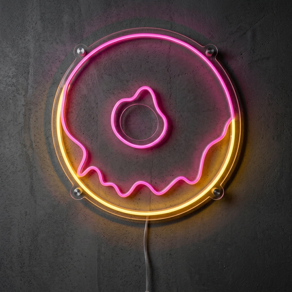 Donut Neon Sign
