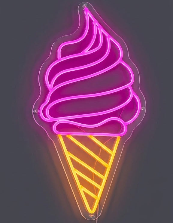 Ice Cream #4 Neon Sign