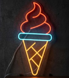 Ice Cream Neon Sign