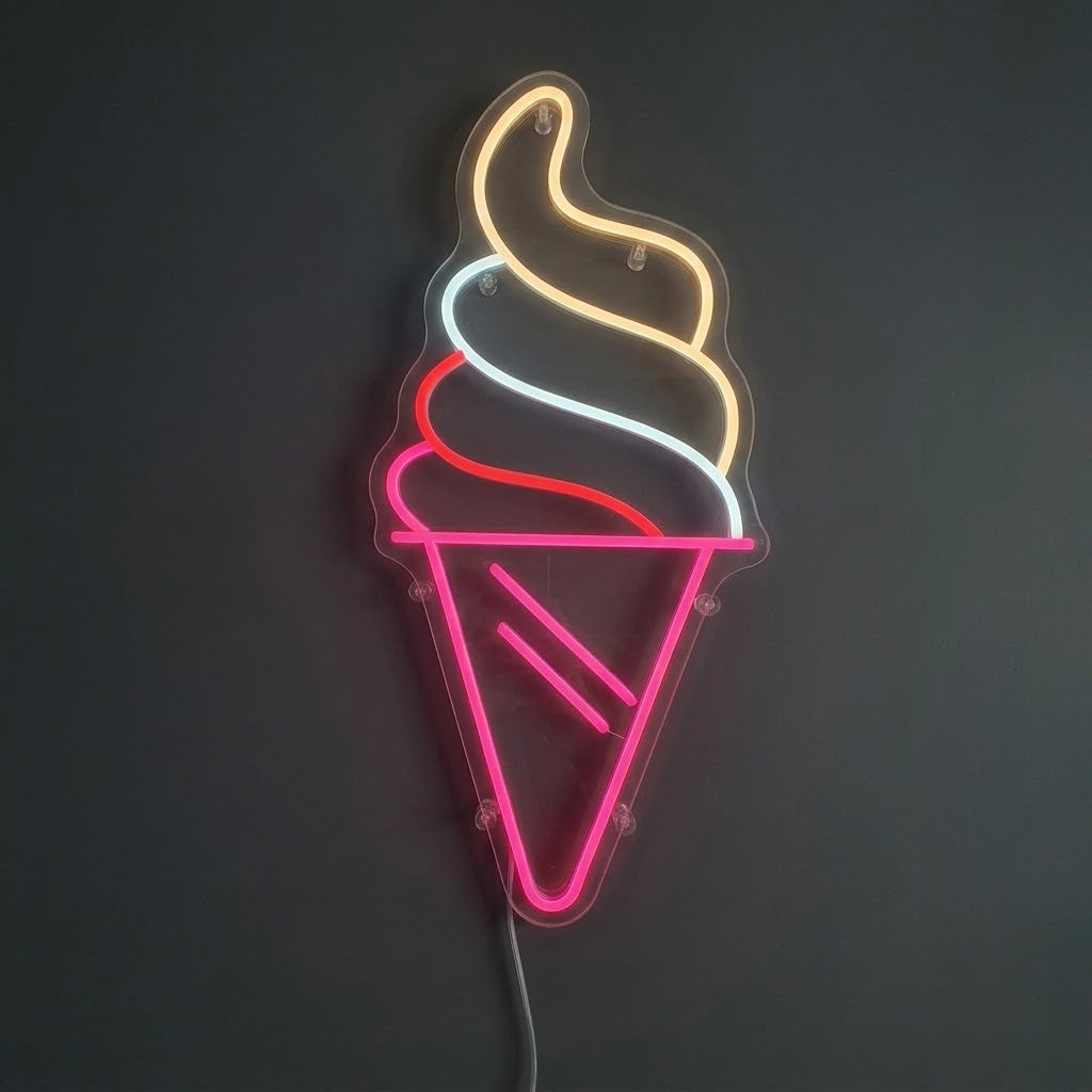 Ice Cream #3 Neon Sign